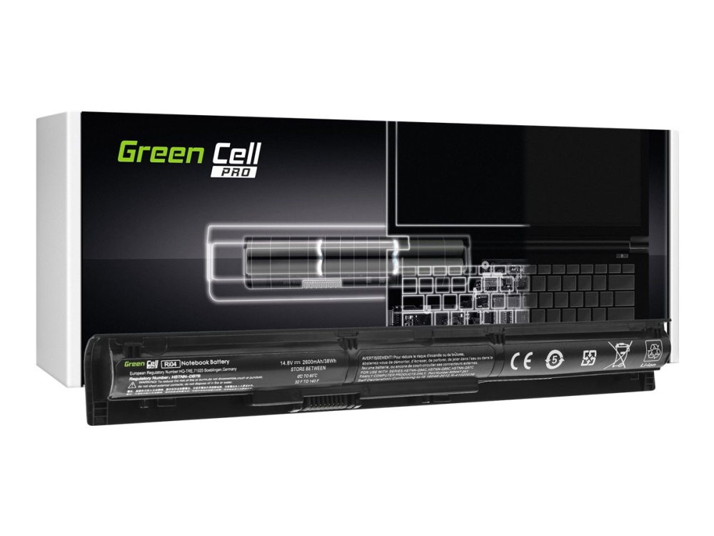 Greencell Battery For Hp Ri04 2600 Mah