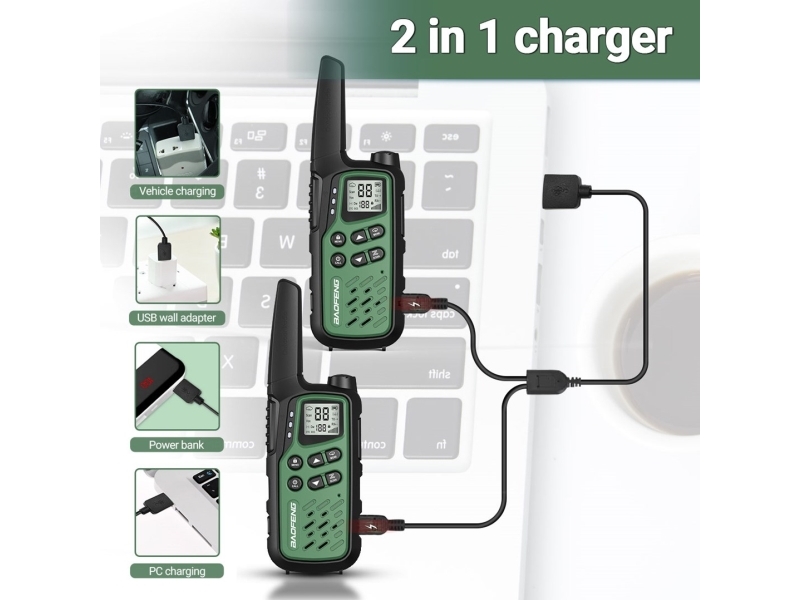 Walkie-Talkie Baofeng Bf-T25e Grøn