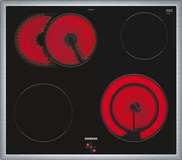 Siemens iQ300 EA64RGNA1E, Svart, Inbyggd, 60 cm, Keramik, Glas, 4 zon(er) | Vitvaror - Spishäll - Induktionshäll | GameStuff