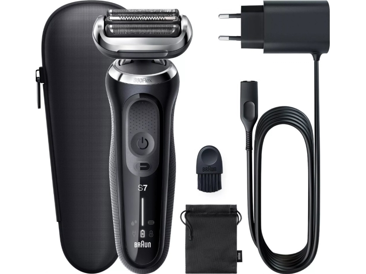 Braun Series 7 71-N1000s, Folie Rasierer, Sort, Akku, Lithium-Ion (Li-Ion), 50 Min., 5 Min.
