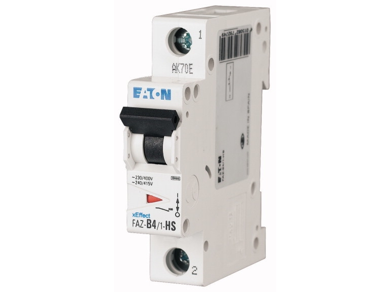 Eaton Faz-B4/1-Hs Strømafbryder, Miniatur-Effektafbryder Type B (279274)