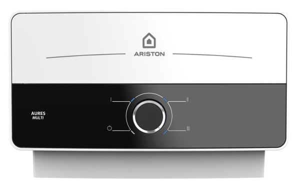 Ariston Aures M5 EU elvandvarmer - 5000 W - hvid/sort