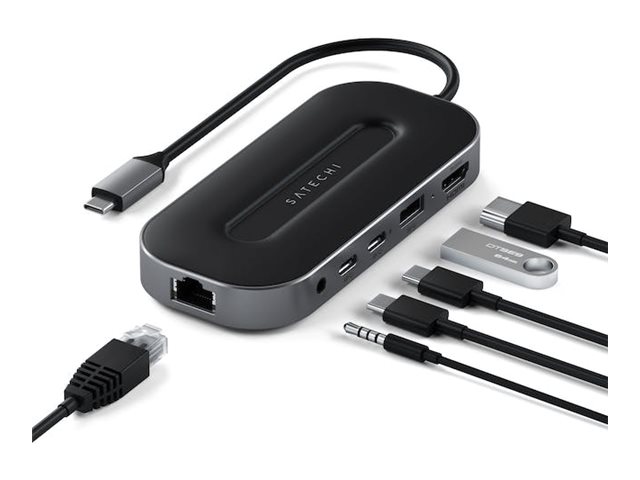 Satechi Multiport W - Dockingstation - Usb4 - Hdmi - 10Mb Lan