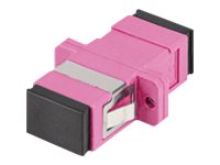 Lanberg - Netværkskobling - Sc/Upc Multi-Mode (Hun) Til Sc/Upc Multi-Mode (Hun) - Fiberoptik - Simplex - 50 / 125 My - Om4 - Violet