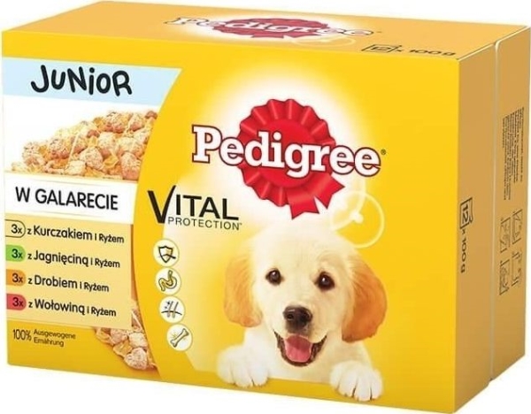 Pedigree Junior Selection Mix - Nassfutter Für Hunde - 12X100 G