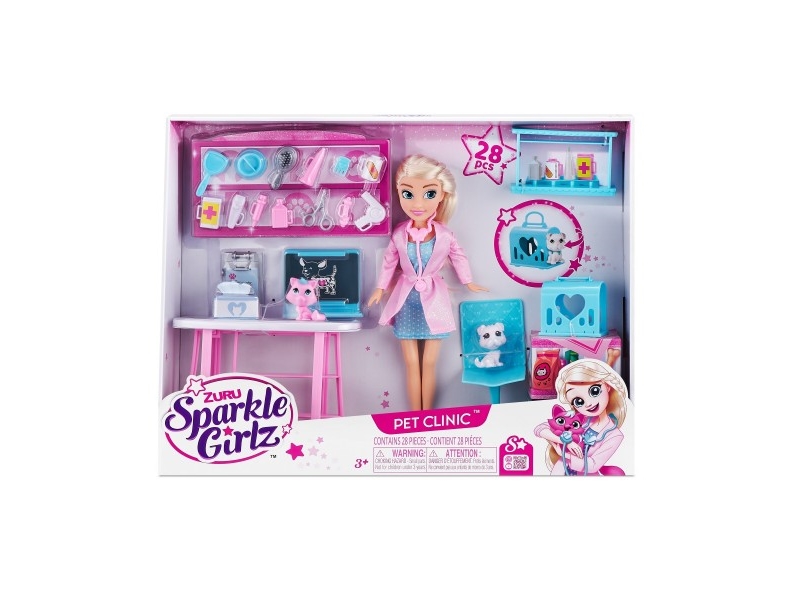 Sparkle Girlz Sparkle Girlz Vet Set With Doll, 100184