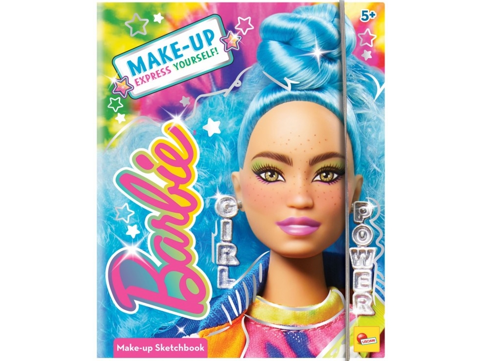 Lisciani Lisciani Barbie Sketch Book Make Up Goal
