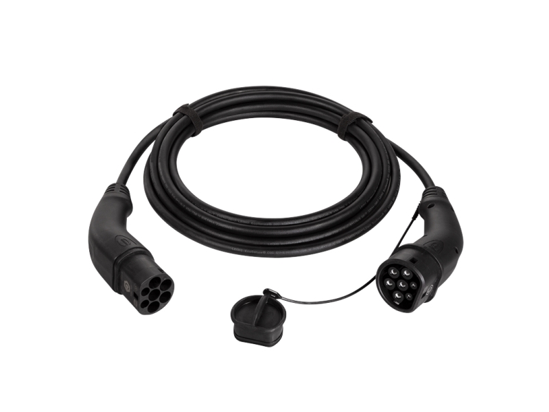 Ev Charging Cable, Type 2, 3-Phase, 20 A, 11 Kw, 10 M