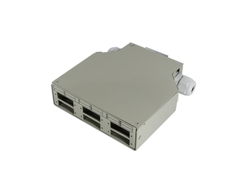 Logilink Fiber Optic Din Rail Splice Box For Lc Or Sc Couplers