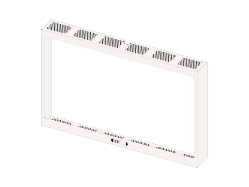 Mainstream Display Enclosure med beskyttelsesglas til 52 - Ekskl. beslag