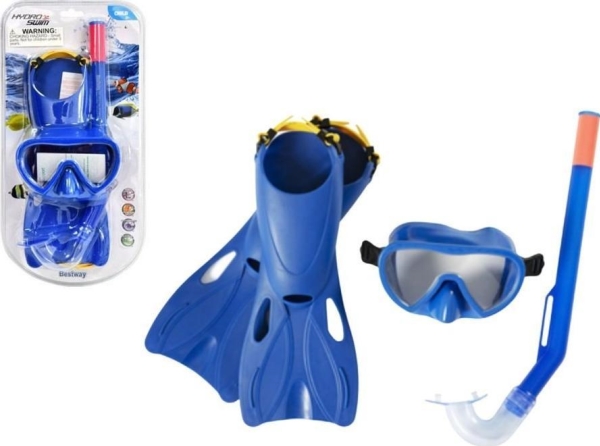 Bestway Snorkelsæt Blå Maske, Finner, Snorkel 25039