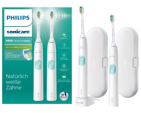 Philips Sonicare Protectiveclean 4300 Hx6807 - Tandbørstesæt - Trådløs