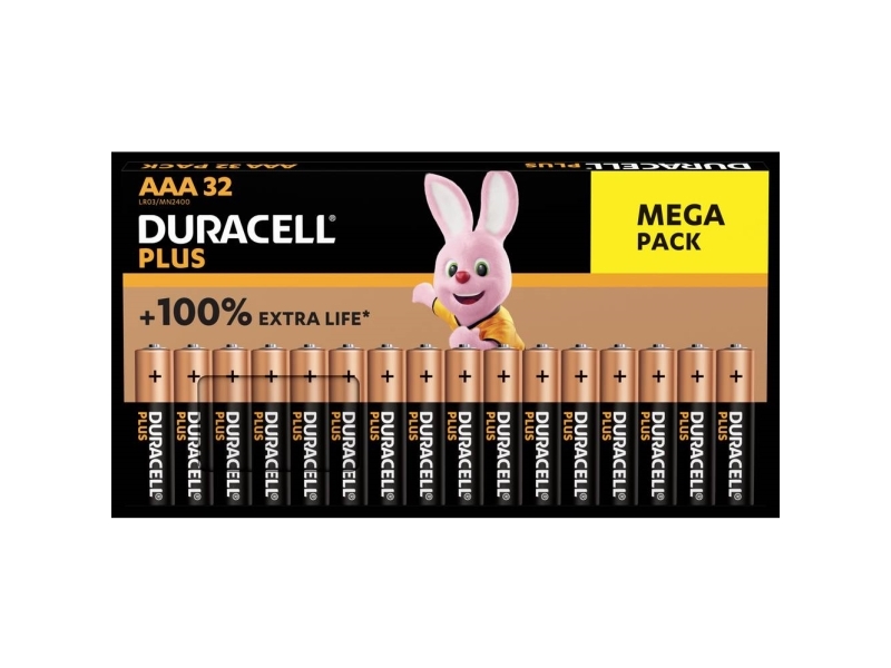 Duracell Batterie Plus Aaa, 32Er-Pack (00216914)
