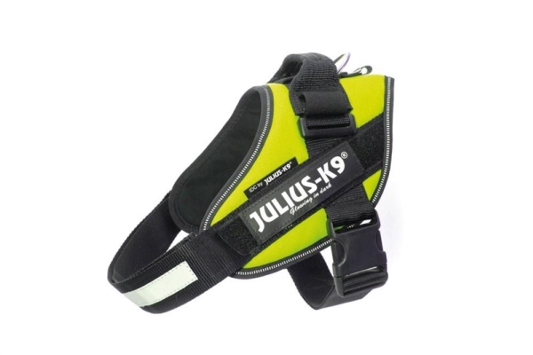 Julius-K9 K9 Idc-Geschirr, Größe: 1, Neongrün 63-85 Cm