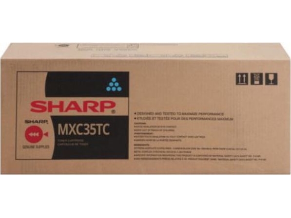 Sharp Mx-C35tc - Cyan - Original - Tonerpatron - For Sharp Mx-C407p