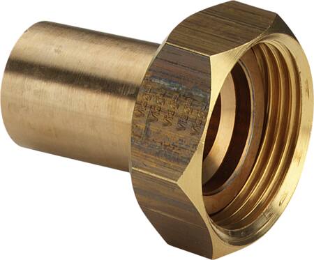 VIEGA Sanpress forskruning ¾x18mm af rødgods, SC-Contur nippel/muffe | VVS Artiklar - Rör & Kopplingar - Tryckrör och rördelar | GameStuff