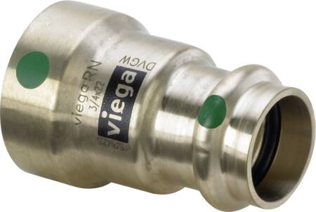 VIEGA Megapress overgangsstykke til drikkevand - til mellem galv.stålrør og Sanpress Inox. Fremstillet i rødgods. SC 35 mm x 1.1/4 Megap. | VVS Artiklar - Rör & Kopplingar - Tryckrör och rördelar | GameStuff