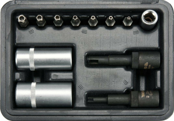 Yato Set Of Climate Bits/Sockets 1/4"