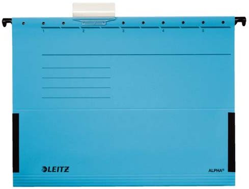 Leitz Alpha H?Ngetasche, A4, Mit Fr?Schen, Blau - F?R Den Markt: D / L / A / Ch - 25 St?Ck (1986-00-35)