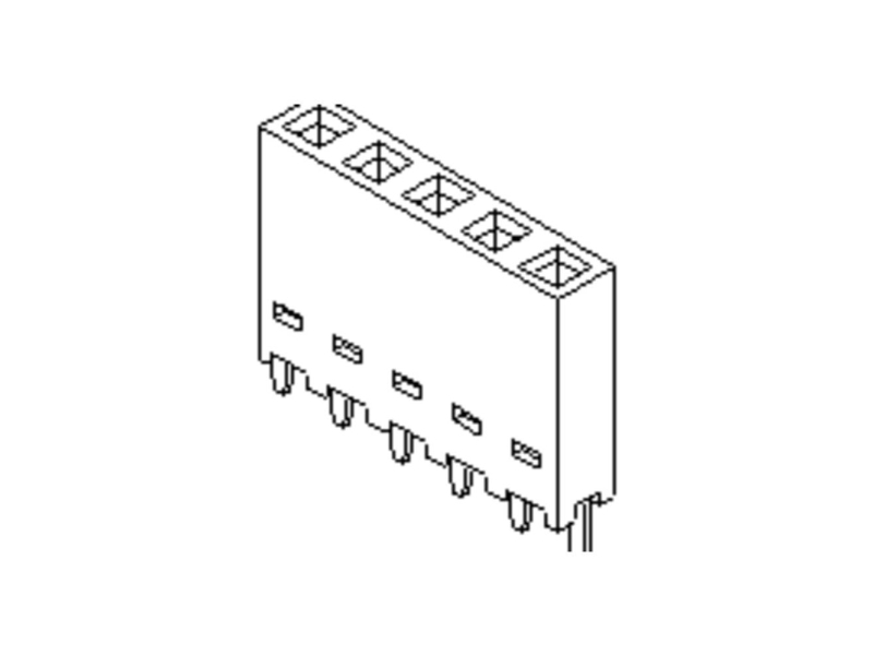 Molex Indbygningsbøsningsliste (Standard) 901471112 18 Stk Tube