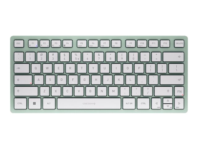 Cherry Kw 7100 Mini Bt - Tastatur - Trådløs - Bluetooth 5.1 - Qwerty - Europa - Tastkontakt: Cherry Sx - Agavegrøn