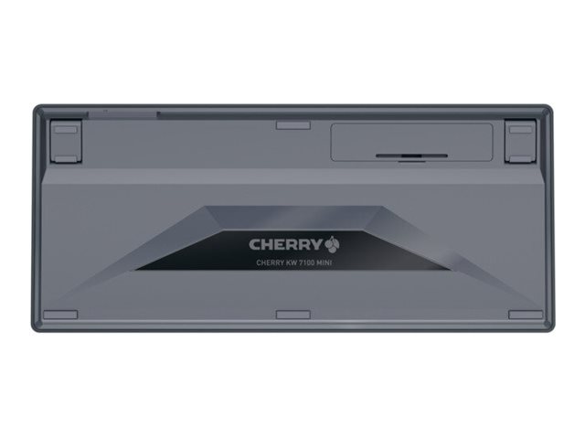 Cherry Kw 7100 Mini Bt - Tastatur - Trådløs - Bluetooth 5.1 - Qwerty - Europa - Tastkontakt: Cherry Sx - Skifferblå