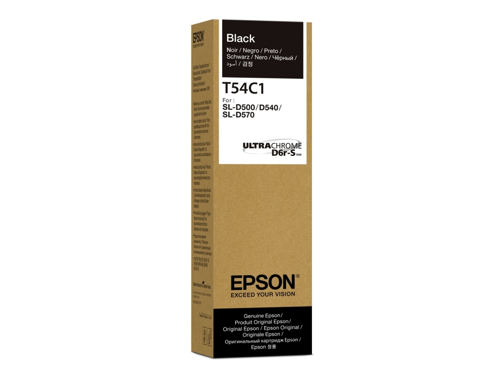 Epson T54c - Sort - Original - Boks - Blækrefill - For Surelab D570 Professional Minilab, Sl-D500