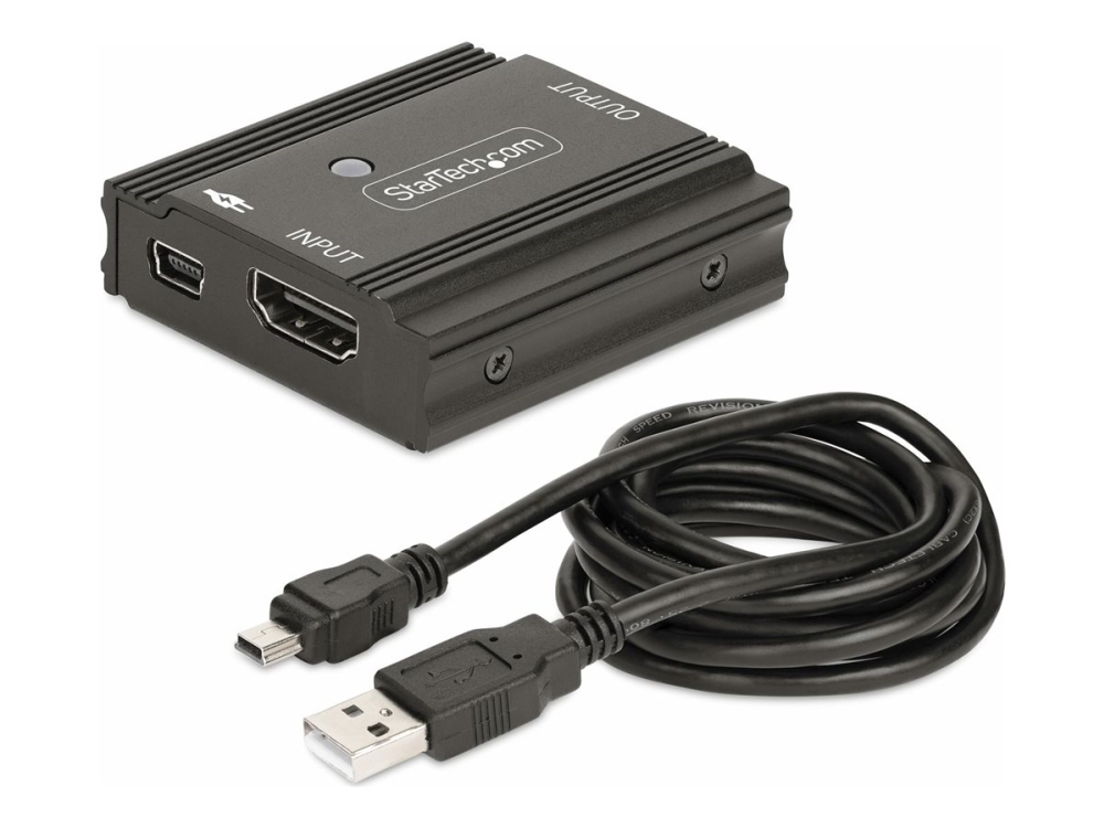 Startech.Com 10M 8K 60Hz Hdmi Verstärker, Aktive Hdmi 2.1 Verlängerung Und Video Signalverstärker Bis Zu 8K 60Hz/4K 144Hz, Kompakter Hdmi Kabel Exten