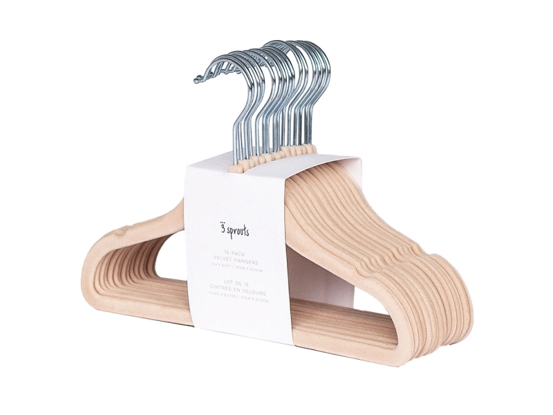 Børnebøjler (sæt med 15 stk.) Brun Plast 29cm x 0,65cm x 20,5cm - Brun - 29cm x 0,65cm x 20,5cm - Cirkeline