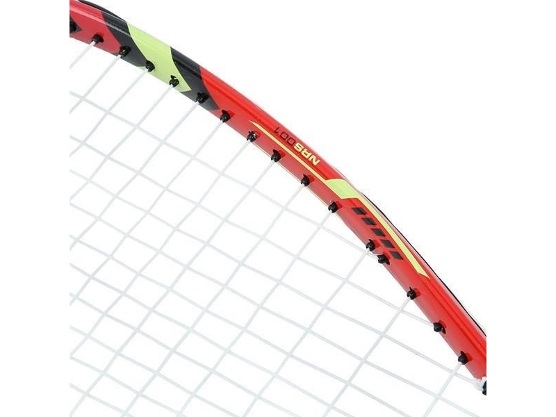 Nils Extreme NRS001 sæt til speedminton: 2 ketchere + fjerbolde + etui (rød Nils)