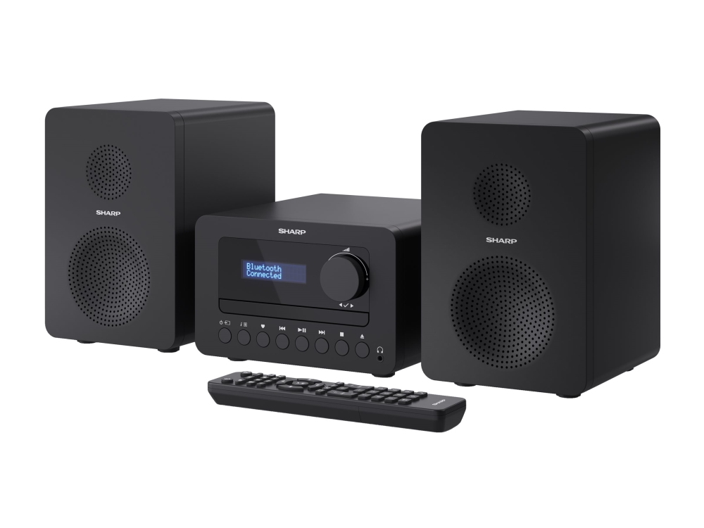 Sharp XL-B520D - Mikrosystem - sort