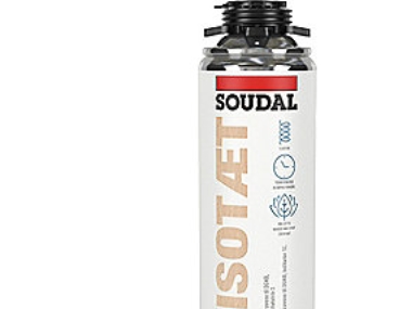 Soudal Fugemasse 500Ml - Isotæt Hvid, Vandbaseret Opskummende Fugemasse/Spartelmasse