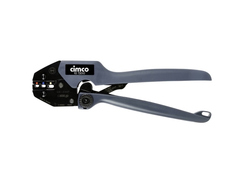 Cimco Power-Crimp iso 107200 Puristuspihdit 1 kpl Eristetyt liitännät 0,5 - 6 mm²