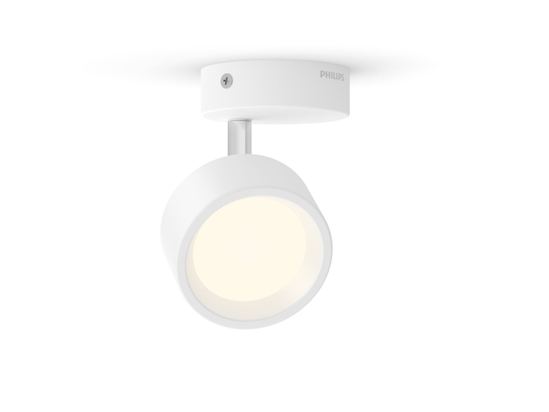 Philips Bracia tak-/väggspotlight, Utanpåliggande spotlight, LED, 2700 K, 550 LM, 220-240 V, Vit | Belysning - Inomhusbelysning - Taklampa & Pendellampa | GameStuff