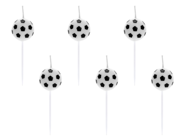 PartyDeco SCS-2, Ljus, Svart, Vit, 6 styck | Bostäder - Inredning - Stearinljus | GameStuff