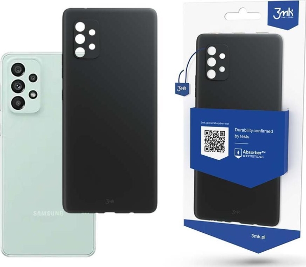 3Mk Matt Case Samsung Galaxy A73 5G A736 Mobiltaske Sort