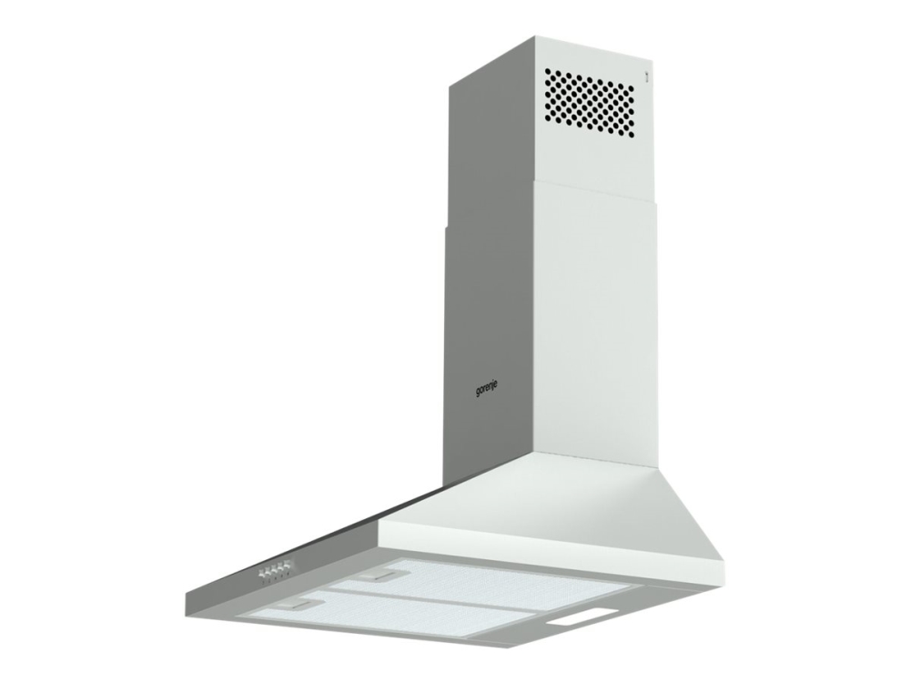 Gorenje Essential WHC529E4X - Hætte - skorsten - bredde: 50 cm - dybde: 45 cm - udtrækning og recirkulation (-) - rustfrit stål