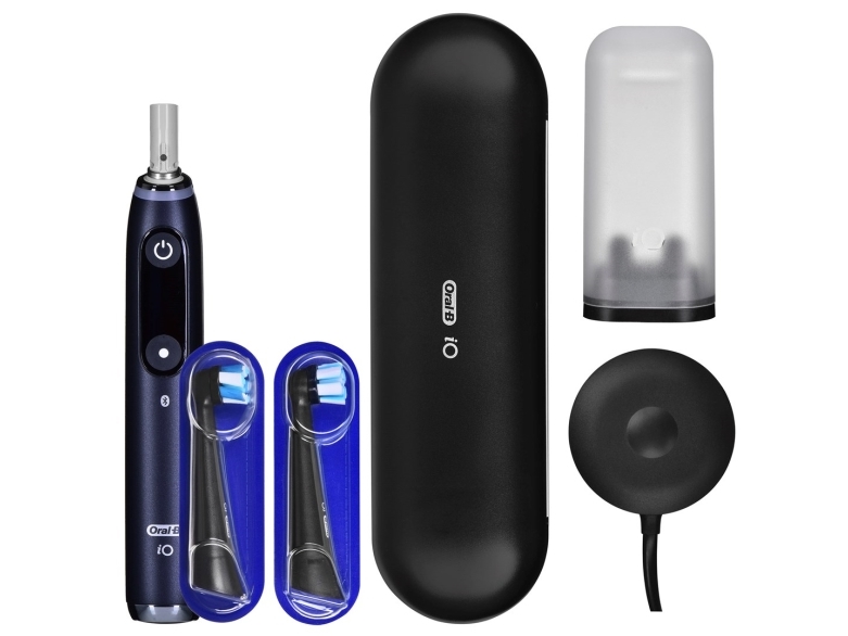 Oral-B Io Series 9N, Erwachsener, Vibrierende Zahnbürste, Tägliche Pflege, Zahnfleischpflege, Intensiv, Sensibel, Super Sensitive, Whitening, Schwarz