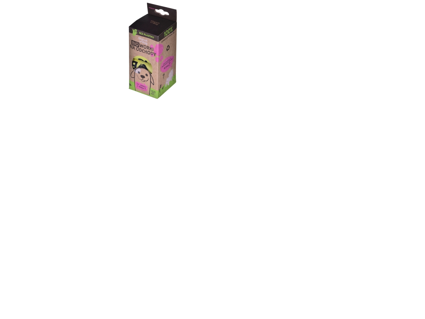 Zolux Kompostierbare Bio-Beutel Für Hundekot 8 Rollen X 15 Stk, Grün