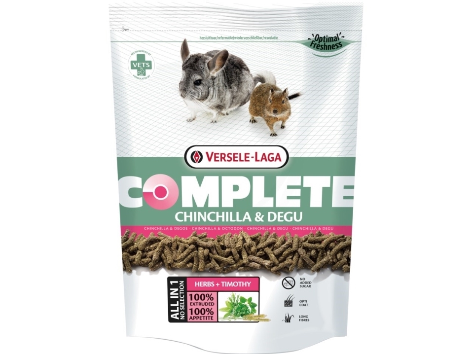 Versele Laga Complete Chinchilla Degu - Futter Für Meerschweinchen & Chinchillas - 8 Kg