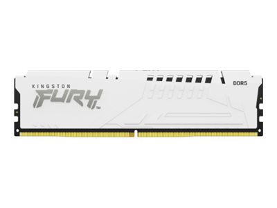 Kingston Technology Fury Beast 128 Gb 5600 Mt/S Ddr5 Cl40 Dimm (4Er-Kit) White Xmp, 128 Gb, 4 X 32 Gb, Ddr5, 288-Pin Dimm, Weiß