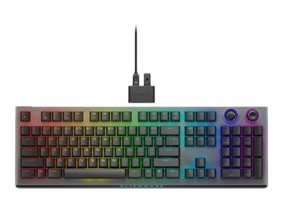 Alienware Tri Mode Aw920k Tastatur Alienfx Per Nøgle Rgb Millioner Farver Trådløs Ghz Bluetooth Usb Qwerty Amk Engelsk