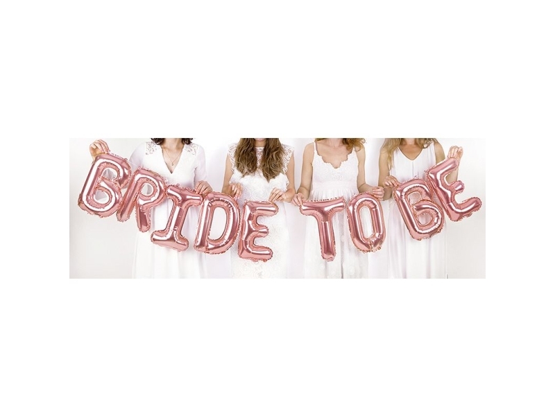 Rose Gold Folieballoner Bride To Be