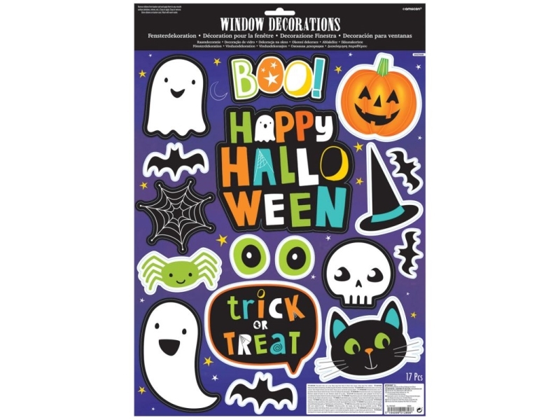 Halloween Friends Vindue Stickers