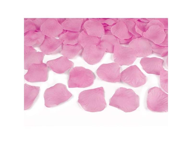 Konfettikanone, Rosa Rosenblüten 60 Cm