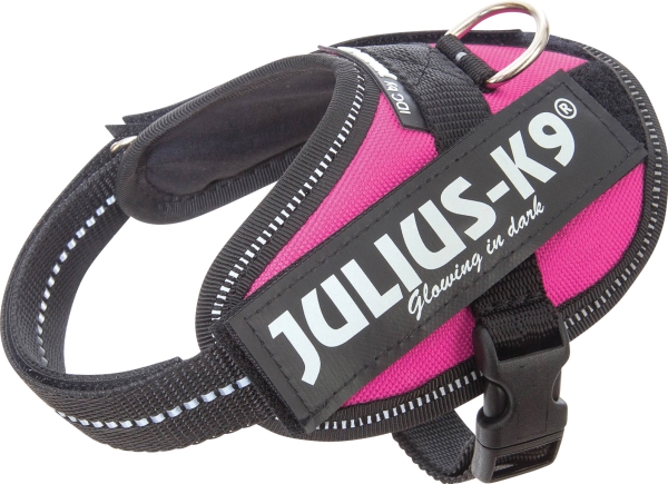 Julius-K9 K9 IDC sele, str.: Baby 1, mørk pink, 29-36 cm | Sällskapsdjur - Hund - Hundseler | GameStuff