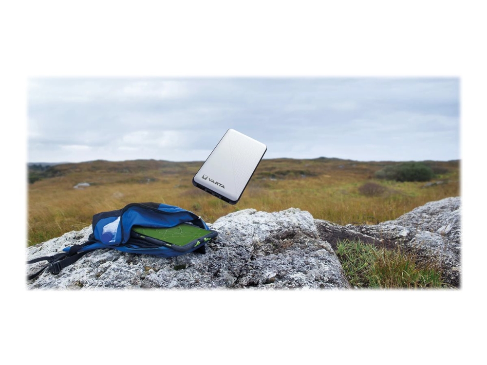 Varta Energy - Powerbank - 20000 Mah - 74 Wh - 15 Watt - 3 Output-Stikforbindelser (2 X Usb, 24 Pin Usb-C)