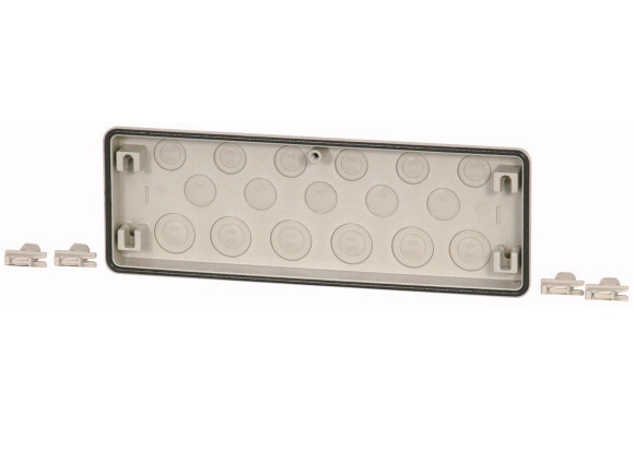 Eaton Fl4-3, Elektrisk Indhegningsflange, Grå, Plast, 329 Mm, 23 Mm, 116 Mm