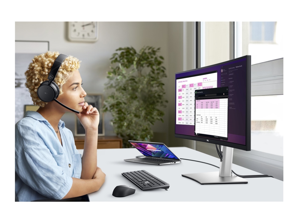 Dell P3424we - Led-Display - Curved - 34" (34.14" Für Betrachtung) - 3440 X 1440 Wqhd @ 60 Hz - Ips - 300 Cd/M² - 1000:1 - 5 Ms - Hdmi, Displayport,