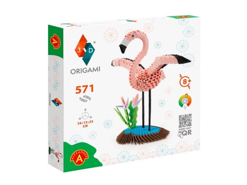 Origami 3D - Flamingo